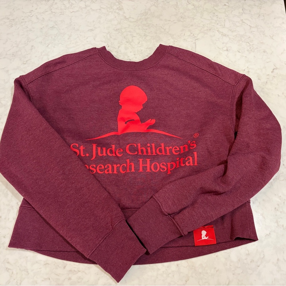 St Jude Cropped Sweatshirt- marathon exclusive